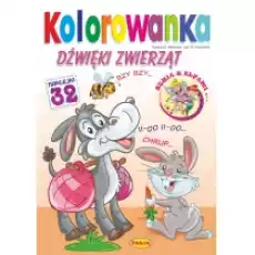 Kolorowanka Dźwięki zwierząt Książki Dla dzieci