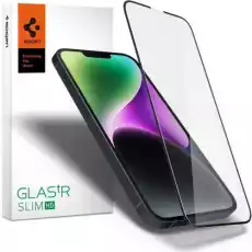 Szkło do etui Spigen GlastR Slim FC iPhone 14 Plus 13 Pro Max czarne Telefony i akcesoria Akcesoria telefoniczne Folie ochronne