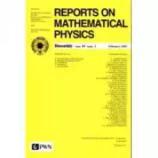 Raport on Mathematical Physics 851 Polska Książki Czasopisma