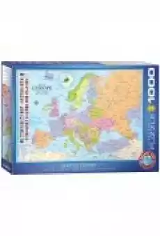 Puzzle 1000 el Mapa Europy Dla dziecka Zabawki Puzzle