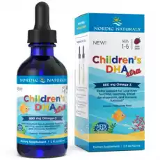 Childrens DHA Xtra 880 mg 60 ml Nordic Naturals Zdrowie i uroda Zdrowie Witaminy minerały suplementy diety