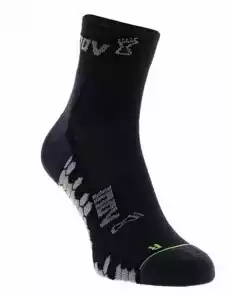 Skarpety inov8 3 Season Outdoor Sock Mid Czarnoszare Dwupak 2 pary Odzież obuwie dodatki Galanteria i dodatki Skarpety