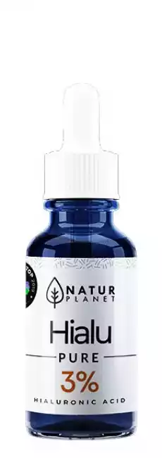 NaturPlanet HialuPure Forte 3 serum z czystym kwasem hialuronowym 10ml Zdrowie i uroda Kosmetyki i akcesoria Pielęgnacja twarzy Serum do twarzy