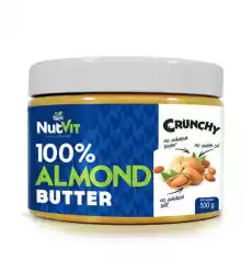 NUTVIT ALMOND BUTTER CRUNCHY 500G Artykuły Spożywcze Pasty i smarowidła