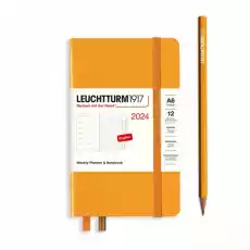 PLANER TYGODNIOWY Z NOTATNIKIEM LEUCHTTURM1917 POCKETA62024 RISING SUN Biuro i firma Akcesoria biurowe Artykuły papiernicze