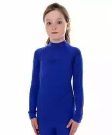 Brubeck Thermo LS13650 kobaltowa koszulka termoaktywna Dla dziecka Odzież dziecięca Odzież sportowa