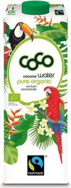 WODA KOKOSOWA FAIR TRADE BIO 1 L COCO DR MARTINS Artykuły Spożywcze Napoje