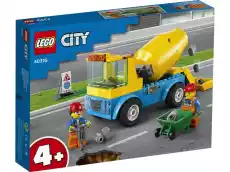 LEGO 60325 City Ciężarówka z betoniarką Książki Dla dzieci