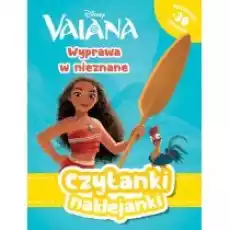 Czytanki naklejanki Disney Vaiana Wyprawa w nieznane Książki Dla dzieci