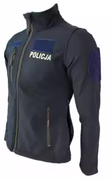 Kurtka Softshell Policji damska z rzepami i zamkami Broń i militaria