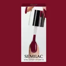 Semilac One Step Hybrid lakier hybrydowy 5ml S580 Crimson Zdrowie i uroda Kosmetyki i akcesoria Manicure i pedicure Lakiery do paznokci