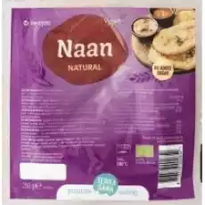 Terrasana Chlebek duży naan naturalny 280 g Bio Artykuły Spożywcze Pieczywo