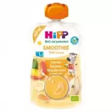 Hipp Smoothie Mus z owoców i soków po 1 roku jabłkabananymandarynki zestaw 3 x 120 ml Bio Dla dziecka Akcesoria dla dzieci Karmienie dziecka