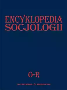 Encyklopedia socjologii T3 OR Książki Nauki humanistyczne