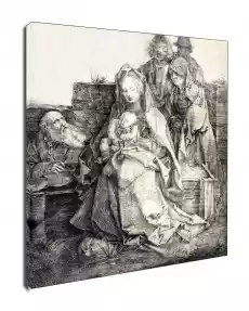 The Holy Family Albrecht Durer obraz na płótnie Wymiar do wyboru 20x30 cm Dom i ogród Wyposażenie wnętrz Dekoracja Obrazy i plakaty