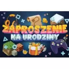 Zaproszenie Urodziny 10 szt Prezenty Pakowanie prezentów