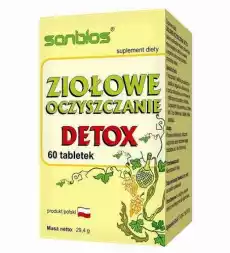 Ziołowe oczyszczanie Detox x 60 tabletek Zdrowie i uroda Zdrowie