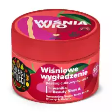 Farmona Tutti Frutti wygładzający peeling cukrowy do ciała Wiśnia i Wanilia Beauty Shot A 300g Zdrowie i uroda Kosmetyki i akcesoria Pielęgnacja ciała Balsamy mleczka peelingi do ciała