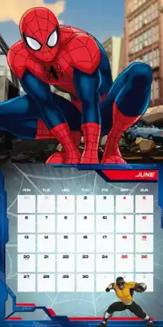 Mega Spiderman kalendarz 2016 r Książki Kalendarze