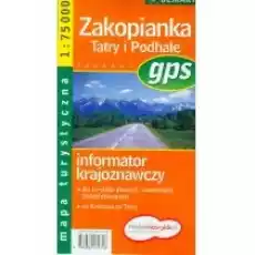 Mapa Zakopianka Tatry i Podhale 175 000 Książki Literatura podróżnicza