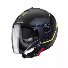 CABERG KASK JET RIVIERA V4X CZA MATŻÓŁTY FLSZARY Motoryzacja Sporty Motorowe Ochrona Głowy Kaski