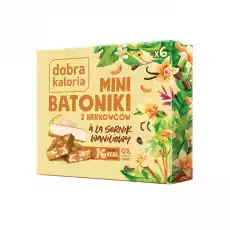 Mini Batoniki a la Sernik z Nerkowców 102 g 6 x 17 g Dobra Kaloria Artykuły Spożywcze