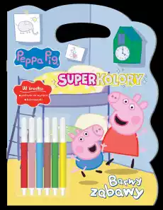 Barwy zabawy Superkolory Świnka Peppa Książki Dla dzieci