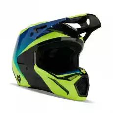 FOX KASK OFFROAD V1 STREAK BLACKYELLOW Sport i rekreacja Sporty motorowe Kaski do sportów motorowych