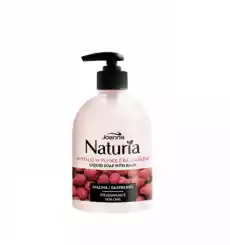 JOANNA Naturia Liquid Soap With Balm Malina 500ml Zdrowie i uroda Kosmetyki i akcesoria Kosmetyki i akcesoria do kąpieli Mydła