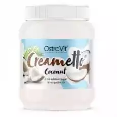 OstroVit Creametto krem kokosowy z wiórkami 320 g Artykuły Spożywcze Pasty i smarowidła