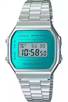 Zegarek marki Casio model A168W kolor Szary Akcesoria Dla obu płci Sezon Cały rok Odzież obuwie dodatki Galanteria i dodatki