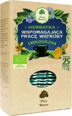 Herbata wspomagające pracę wątroby BIO 25x15 g Artykuły Spożywcze Yerba Mate