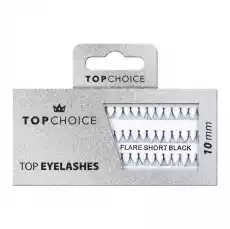 Top Choice Top Eyelashes kępki rzęs Flare Short Black 10mm 37924 Zdrowie i uroda Kosmetyki i akcesoria Makijaż i demakijaż Makijaż oczu