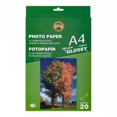 KIN PAPIER FOTO A4 20 ARK 9757L150 GLOSS 150 G Biuro i firma Akcesoria biurowe Artykuły papiernicze