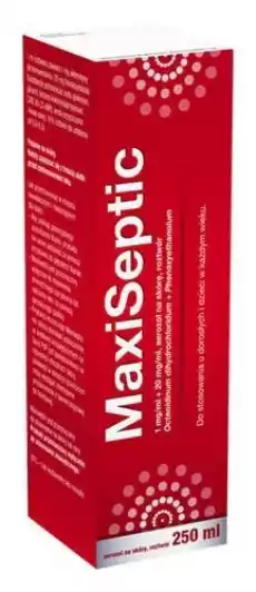 Maxiseptic aerozol 250ml Zdrowie i uroda Zdrowie Preparaty do dezynfekcji