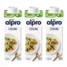 Alpro Cooking Produkt sojowy do celów kulinarnych zestaw 3 x 250 ml Artykuły Spożywcze Nabiał