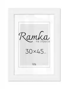 Biała ramka na zdjęcia 30x45 cm Fotografia Akcesoria fotograficzne Ramki albumy i akcesoria do zdjęć