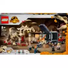 LEGO Jurassic World Ucieczka tyranozaura i atrociraptora 76948 Dla dziecka Zabawki Klocki