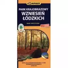 Mapa turystyczna Park Krajobrazowy Wzniesień Łódzkich 130 000 Książki Literatura podróżnicza