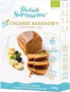 BIO Chlebek bananowy z chia 400g Zdrowo Namieszane Artykuły Spożywcze Zdrowa żywność