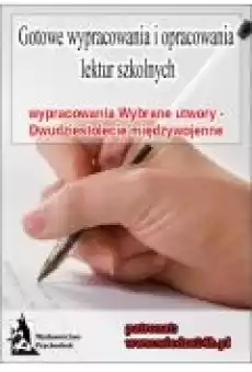 Wypracowania Dwudziestolecie międzywojenne Książki Ebooki