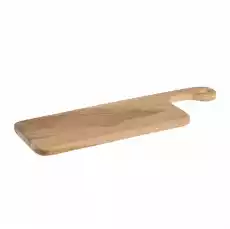 Deska podłużna drewno teak 40x13 cm Dom i ogród Wyposażenie kuchni Akcesoria kuchenne Deski kuchenne