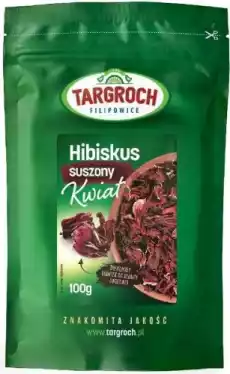 Herbatka Kwiat hibiskusa hibiskus suszony 100g Targroch Artykuły Spożywcze Herbata