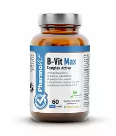 PHARMOVIT BVIT MAX COMPLEX ACTIVE 60 KAPS Zdrowie i uroda Zdrowie