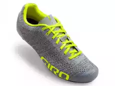 Buty męskie rowerowe szosa giro empire e70 knit grey heather highlight yellow Rozmiar 415 Sport i rekreacja