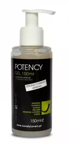 Żel POTENCY Erekcja i Potencja 150ml 100 ORYGINAŁ DYSKRETNA PRZESYŁKA Zdrowie i uroda Zdrowie Leki Leki na potencję