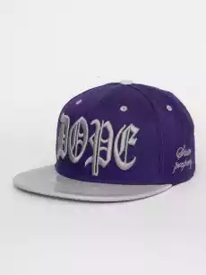 Czapka Z Daszkiem Snapback FioletowoSzara Royal Blue Dope Old Writing Odzież obuwie dodatki Galanteria i dodatki Nakrycia głowy Czapki z daszkiem