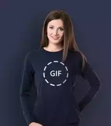 GIF Bluza bez kaptura damska Odzież obuwie dodatki Odzież damska Bluzy damskie