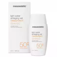 Ultralekki fluid SPF 50 Mesoestetic Mesoprotech Light Water Antiaging Veil 50 ml Zdrowie i uroda Kosmetyki i akcesoria Pielęgnacja twarzy Kremy do twarzy