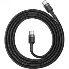 Kabel Baseus Cafule 60W 3A USBC do USBC 1m czarnoszary Telefony i akcesoria Akcesoria telefoniczne
